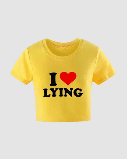 I Heart Lying Baby T-Shirt