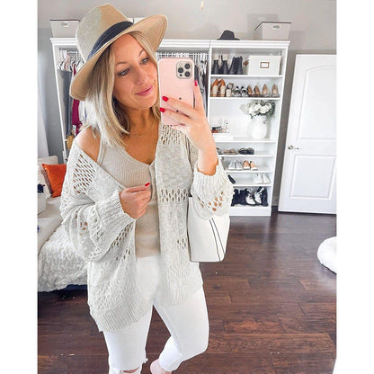 Ladies Crochet Cardigan Sweater