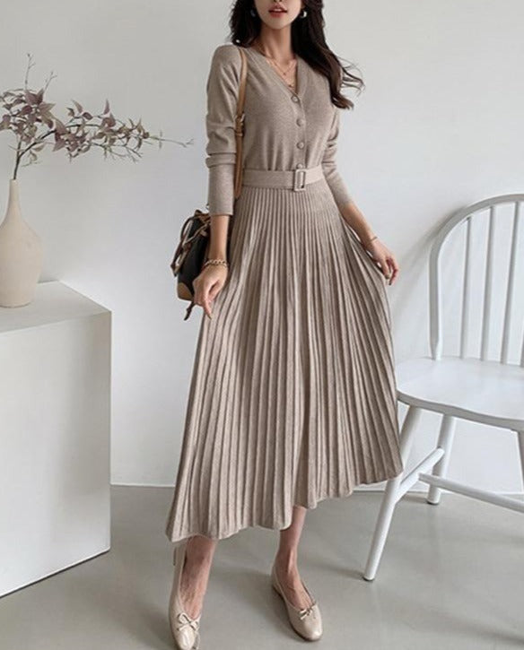 CASSANDRA BELTED DRESS