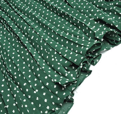 ZORIA RUNWAY POLKA DOT DRESS