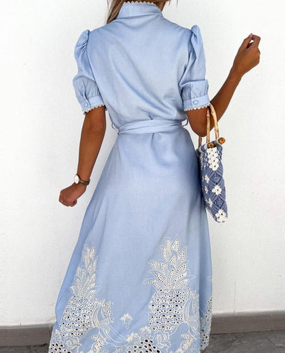 BELLA EMBROIDERED DRESS