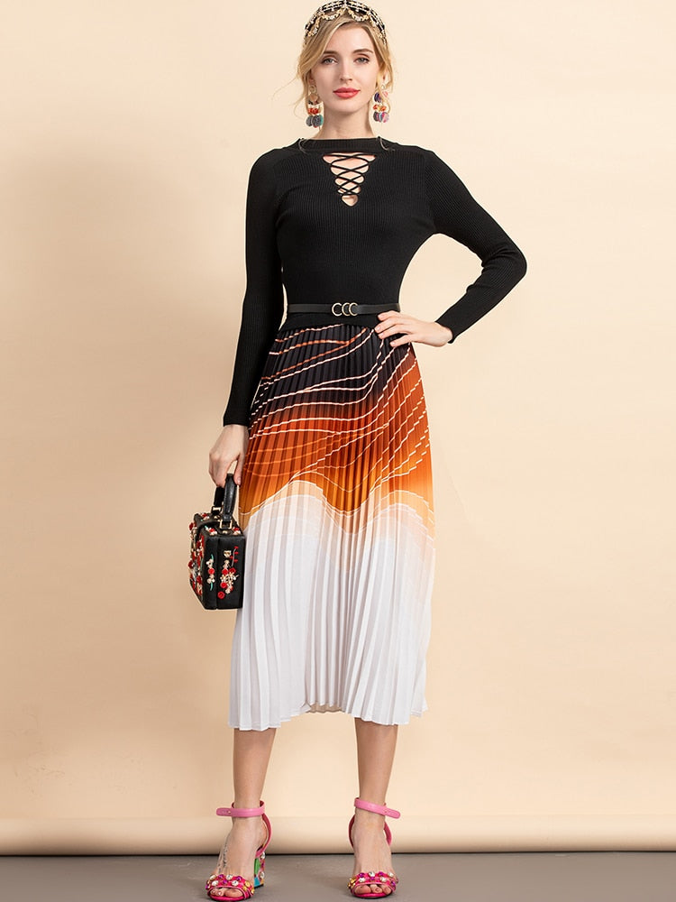 BELLINA PLEATED DRESS