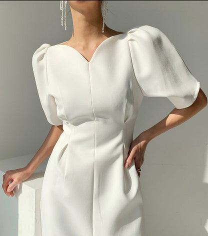 MEDDISON PUFF SLEEVE DRESS