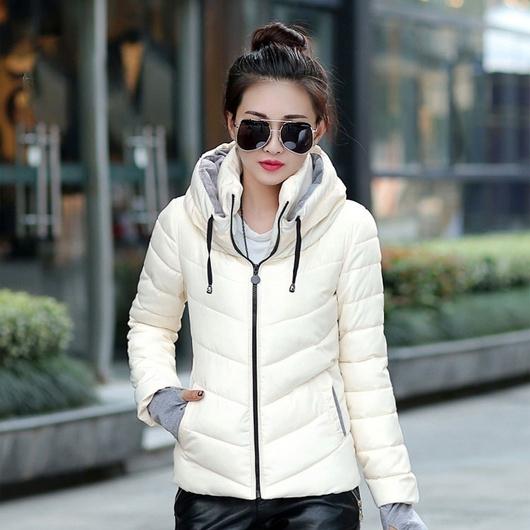 Winter Jacket Women Parka Thick Winter Outerwear White __stock:50 Jackets & Coats Low stock refund_fee:1800