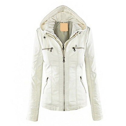 Women Fashion Autumn Winter Coat Jacket White Jackets & Coats refund_fee:1200