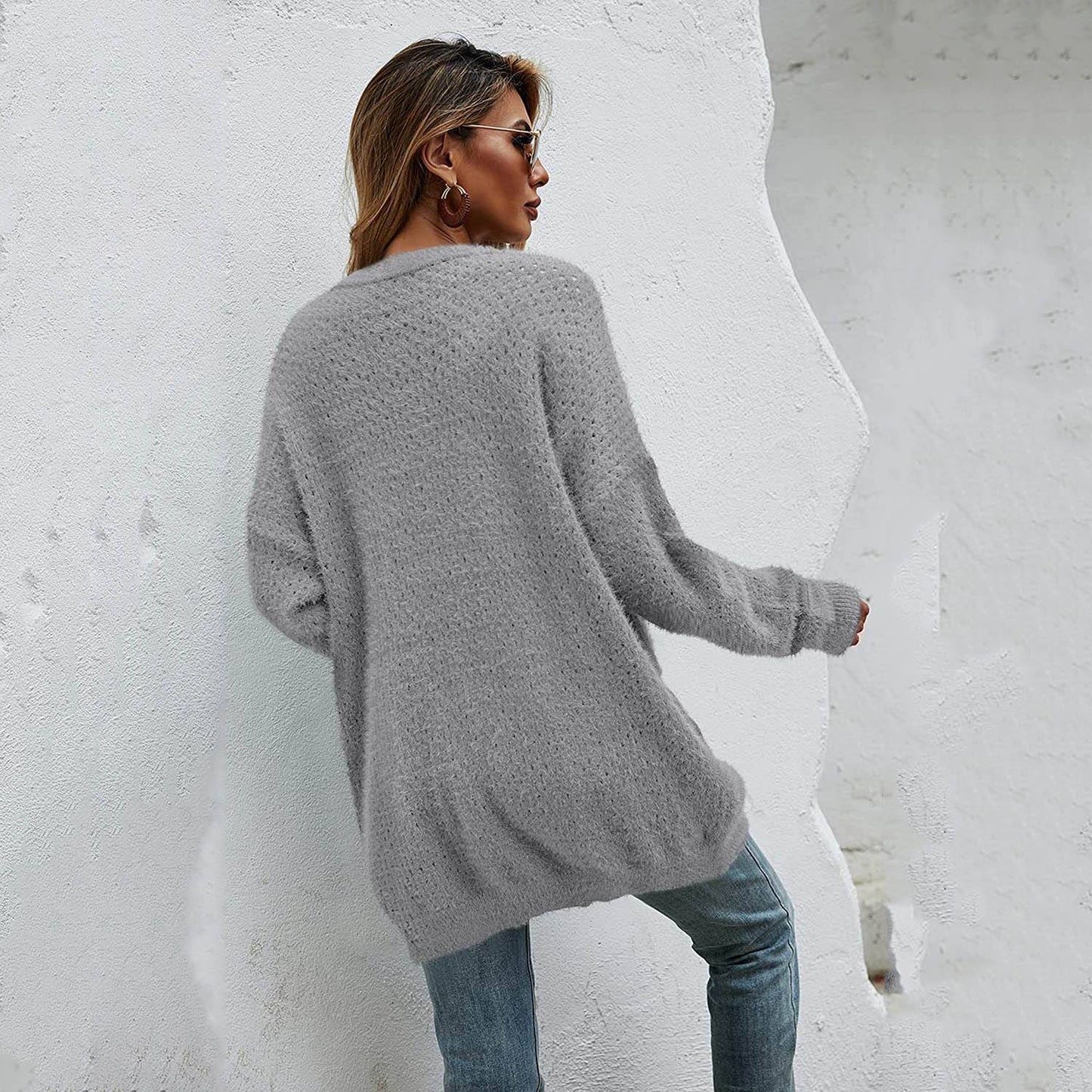 Women's Cardigan Knitted Sweater Jacket