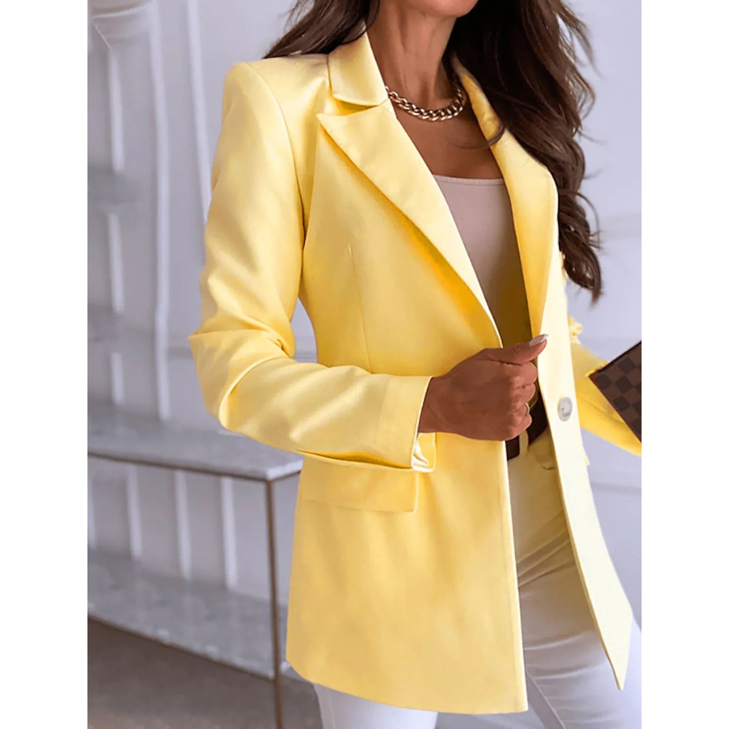 Women's Casual Long Sleeve Blazer