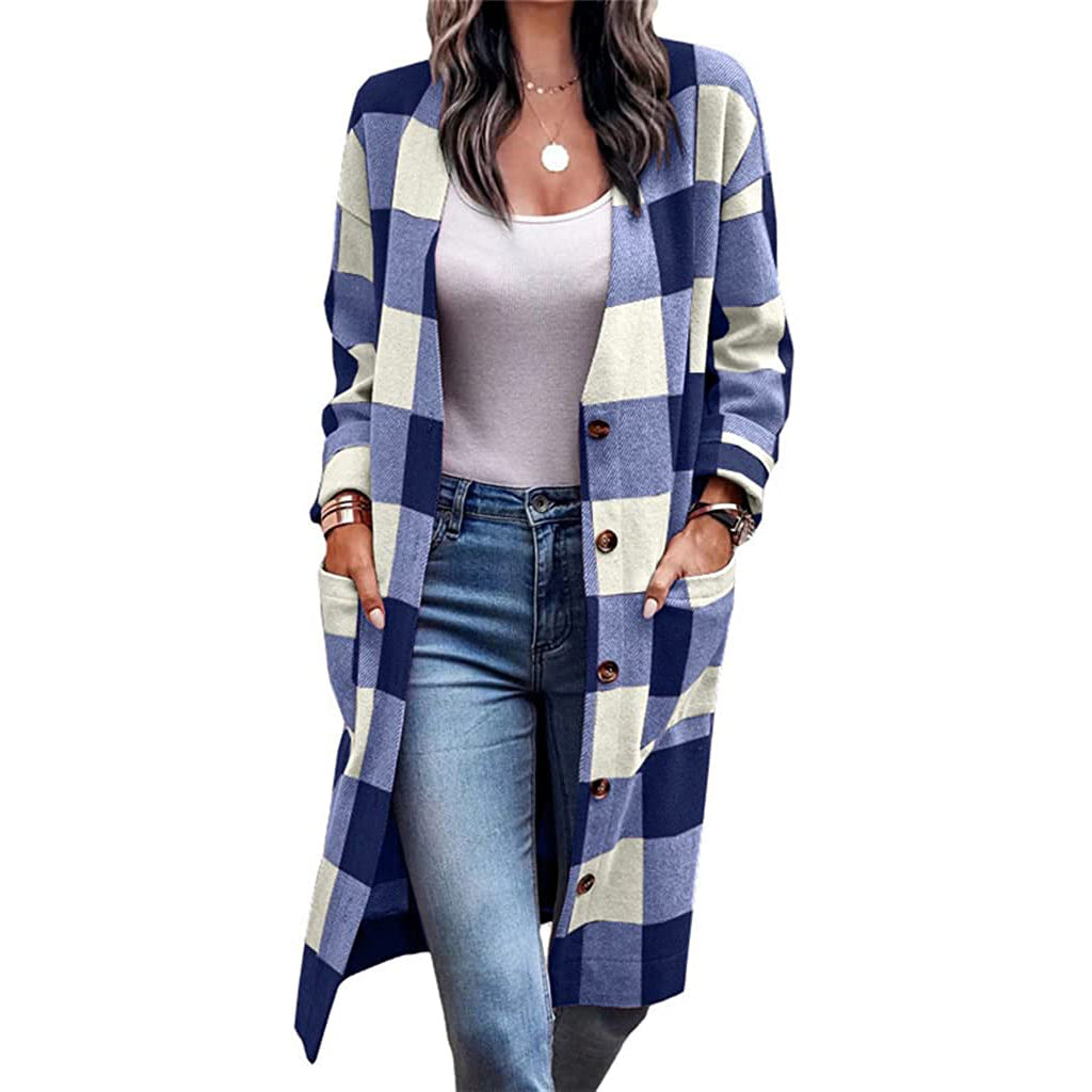 Women's Casual Overcoats Blue __stock:200 Jackets & Coats refund_fee:1200