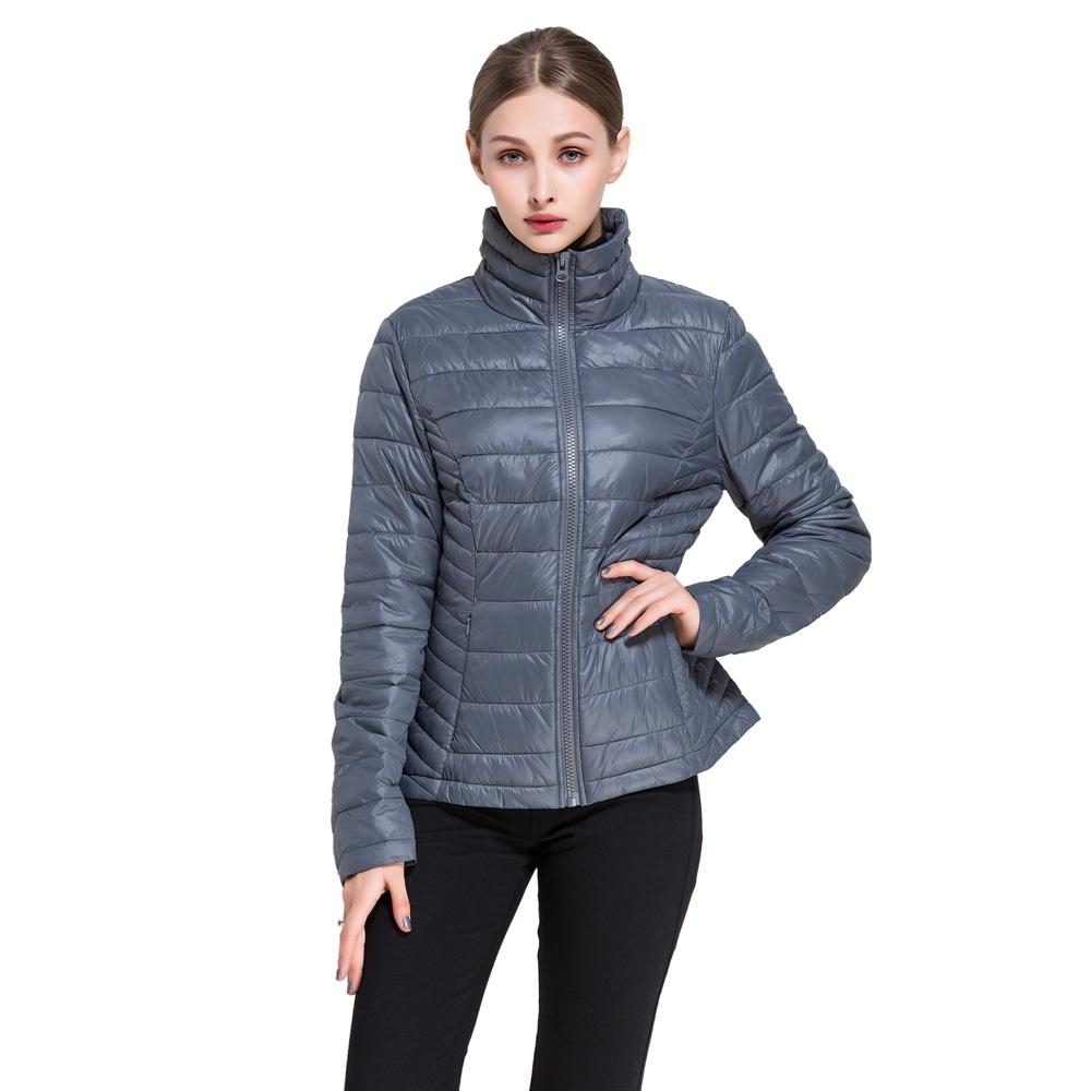 Women’s Goose Down Lightweight Puffer Jacket Gray Jackets & Coats refund_fee:1200