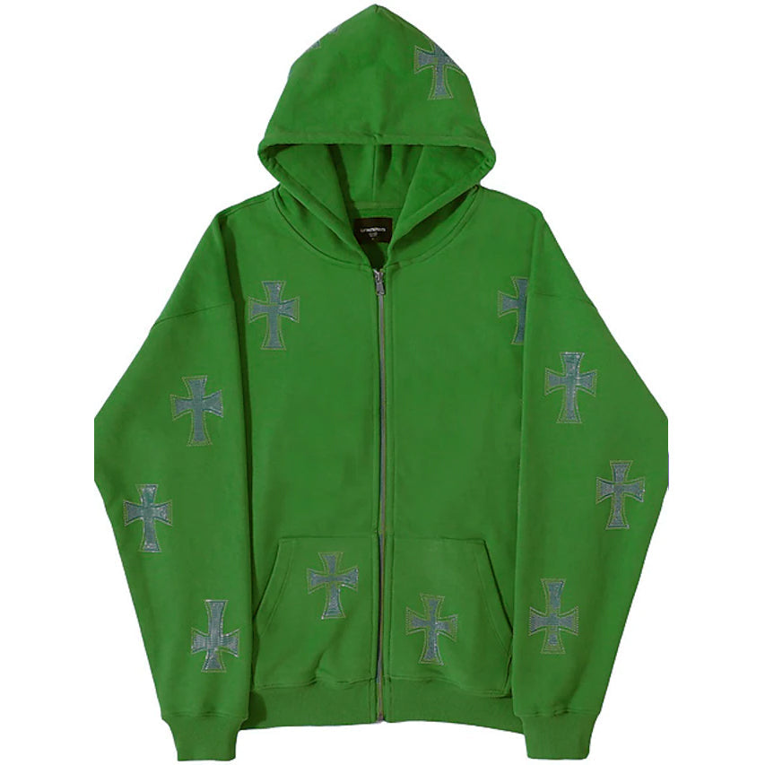 Women's Zip Sports Hoodie Green __stock:200 Jackets & Coats refund_fee:1200